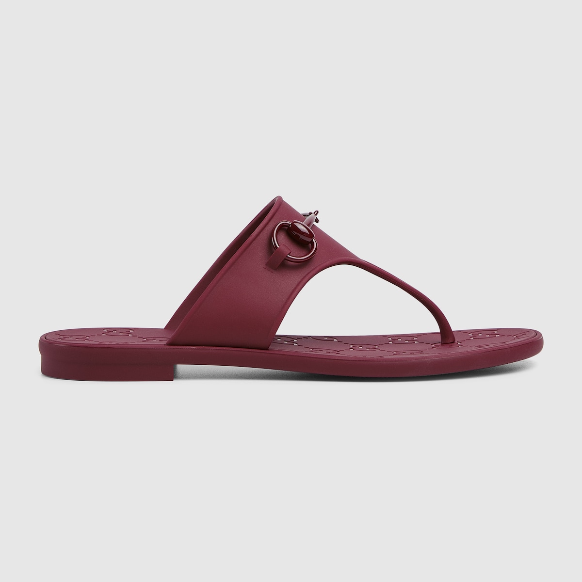 Gucci Women’s thong sandal with Horsebit - Image 1